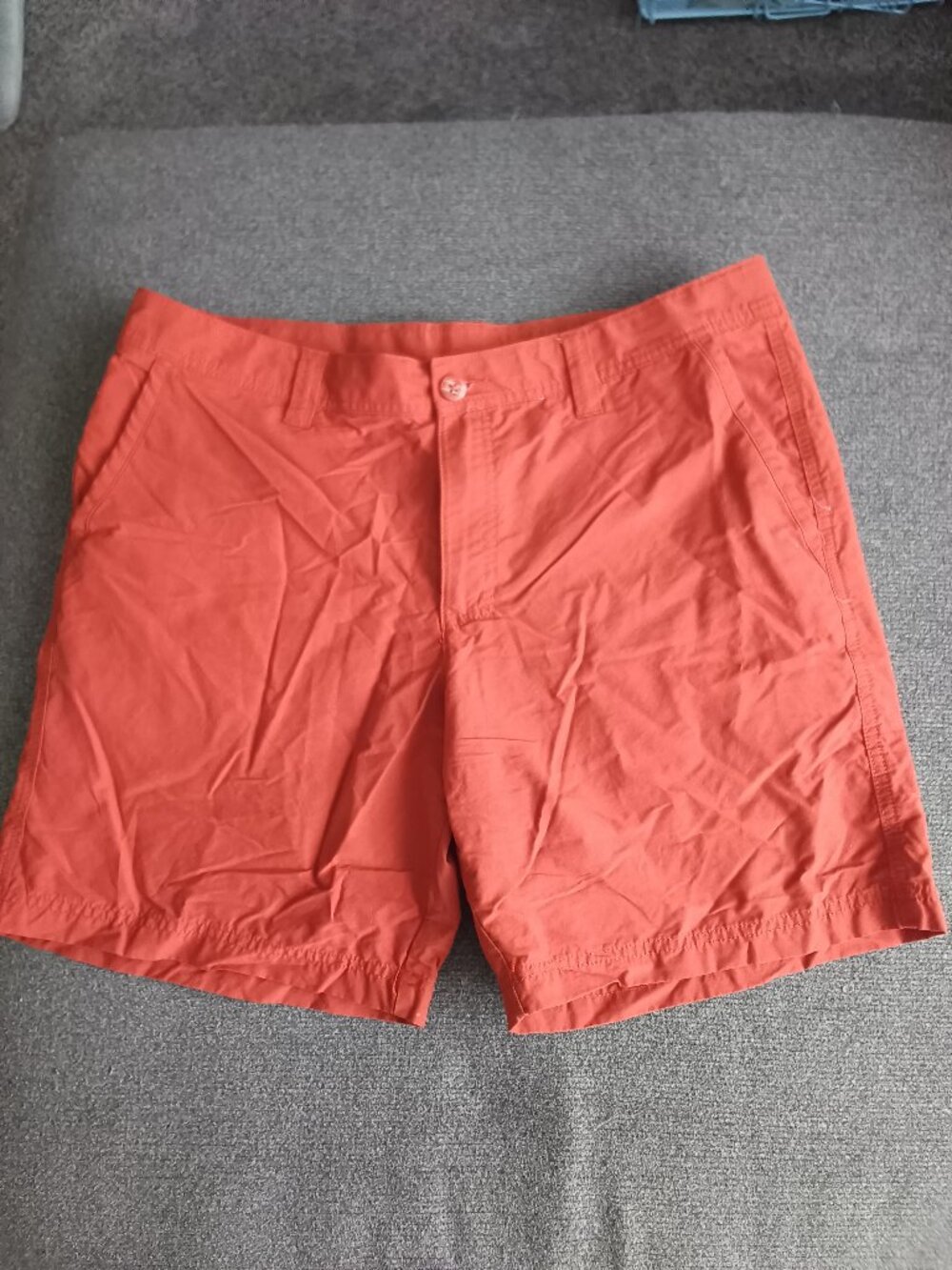 Columbia Flat Front Chino Short 36 Rusty Red